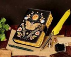 Butterfly Leather Journal Notebook Diary Sketchbook Writing Gift For Her Travel 