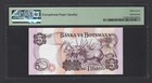 Botswana 5 Pula Nd 1992  P11a Uncirculated Grade 67