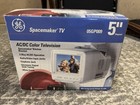 Vintage Ge Spacemaker 05gp005 Color Tv Am fm Radio Portable 5    Screen New Nib
