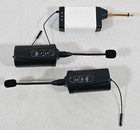 Wireless Uhf Flute Dual 2x Transmitters 1x Receiver 3 5mm 6 5mm 130 Ft Range Xlr