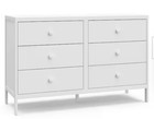 Graco Noah Universal White 6-drawer Dresser 51 38in X 33 27in X 18in