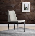 Brand New Carrie Modern Dining Chair Elegant Design Classic Interiors Light Grey