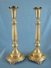 Candle Holders   2 Candlesticks  Warsaw  Russia  19th Century 