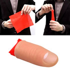 Magic Thumb Scarf Trick Rubber Close Up Vanish Appearing Finger Trick Props 1pc