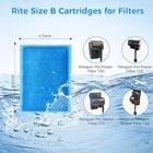 Aquarium Filter Replacement Cartridge - 10 Pack Rite Size C Fish Tank Cartridges