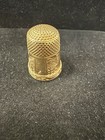 Stunning Victorian  14k Yellow Gold Thimble Size 7 Jeweler Tested Unmarked