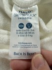 Halo Sleepsack Swaddle Newborn 0-3m Cream Micro Fleece Adjustable Wrap Blanket