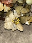 Vintage Chinese Hard Stone Floral Centerpiece  Jade W other Semi-precious Stone