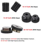 Steel Spur Gear 10t-50t Bore 4mm-25mm Pinion Gear With Step Motor Gear 1 Mod 45 