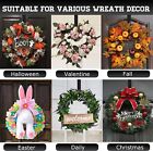 15  Wreath Hanger For Front Door Metal Over The Door Single Hook  Black 1 