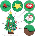 3 12ft Diy Felt Wall Hanging Christmas Tree Set 34pcs Ornaments For Kids Gift