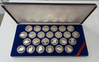 1985 Bvi  20 Silver Set 25 Coins Treasure Coins Of The Caribbean  13 6248 Oz