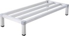Heavy Duty Aluminum Dunnage Rack 48  X 14  X 8  Commercial Storage Rack