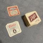 Lot Of 54 Vintage Beer Cardboard Coasters Schlitz Coors Light Budweiser