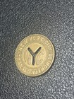 Vintage New York City Transit Authority Cut Out  y  Good For One Fare Token Coin