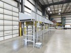 Hytrol Bpc 43 x 45  9  Slider Bed Conveyor 41  Belt 5hp 3ph Center Drive 180fpm