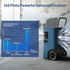 Argendon 145 Pint Slgr Commercial Dehumidifier With Pump For Home - 5 Pack