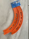 Hot Wheels Hw Curve Track 2 Pieces With  Blue Connector New