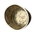 Vintage Antique Monogrammed Silver Thimble Sterling  Sewing Notion Size 9