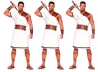 Halloween Cosplay Ancient Greek King Gladiator Costume Couple Outfit Stage Costu
