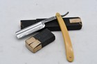 Vintage Pearl Duck Dubl Duck Dwarf Straight Razor 1900 s
