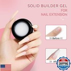 Supwee 3d Nail Art Gel Clear And White Solid Builder Gel For Nails Non-stick 