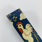 Kirchhof Tin Kazoo Noise Maker Nu Kazu Crowing Rooster Chicken Vtg Toy