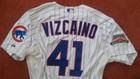 2014 Chicago Cubs Jersey Game Worn Used Arodys Vizcaino Majestic Wrigley Patch