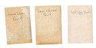 Set 3 Antique 1910 Rppc Photo Postcards Named Sisters Annie Laurie Edith Bennill