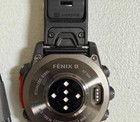 New Garmin F  nix 8     47mm  Amoled  Premium Multisport Gps Smartwatch Fenix