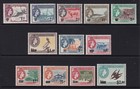 Virgin Islands 1962 Qeii Surcharges Set Of 12 Sg 162-173 Mnh     cv   25 