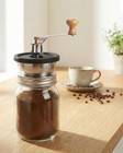 Manual Coffee Grinder Lid For Regular Mouth Mason Jars With Handle Crank  Han   