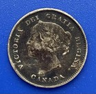 1891 Canada 5 Cents 0 925 Silver Coin - Free Shipping