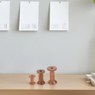  6 Pcs Vintage Wooden Spool Embroidery Sewing Spools Yarn Weaving Bobbins Empty