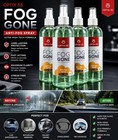 4 Pack Optix 55 Fog Gone Anti-fog Spray Ultra High Tech Formula 16 Oz