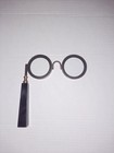 Hand Held Magnifying Eyeglasses Lorgnettes Solid Brass Frame Antique Style