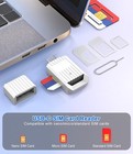 Usb-c Sim Card Reader - Includes Standard micro nano Sim Card Adapters Kit      