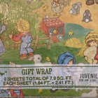 Vintage 70s 80s American Greetings Wrapping Paper Nos Holly Hobbie Style