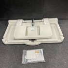 Alpine Alp411-e Horizontal Baby Changing Diaper Station  White 