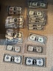 Mixed Currency Lot  Old Money  Paper Money Notes  Us Dollars  Silver Certs Too