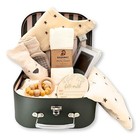Baby Gift Set Boy Or Girl - Baby Shower Basket Suitcase With Large Plush 