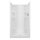 Sterling Ensemble 36  X 72 5  Tile Alcove Shower Back Wall  White  Damaged Box