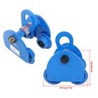 V-lift Industrial 1 Ton Push Beam Trolley 2 200 Lbs Wll