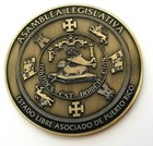 Puerto Rico Army National Guard Desert Storm Challenge Coin Gulf War Ng