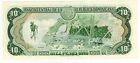 Dominican Republic P-119c 10 Pesos 1988 Aunc Low Serie C000028w