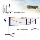 20ft Portable Volleyball Tennis Net Set For Outdoor Sports W  Carry Bag   Stand
