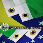 Brazil Flag New 3x5ft Brazilian Football Banner Better Quality Satin Type 