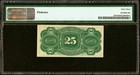 Fr 1301 - 25c Fourth Issue Fractional - 40mm Seal - Watermarked Paper - Pmg 63