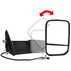 Towing Mirrors For Dodge Ram 1500 2500 3500 2009-2015 Power Led Chrome