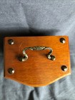 Vintage Wooden   Cork Mid Century Modern Drink Coasters Set